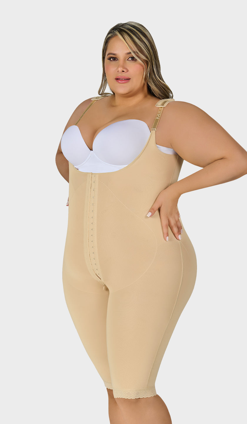 Knee-Length Shapewear Gentle Compression Support FAJAS MYD USA