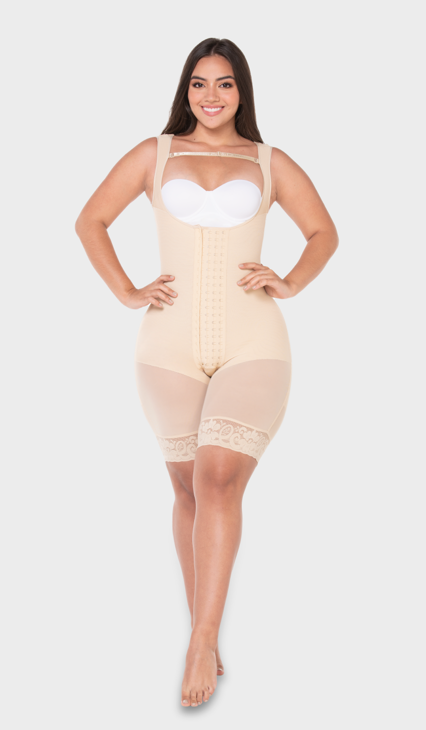 Bodysuit Panty Faja with armhole sleeve panty - Silene Colombian
