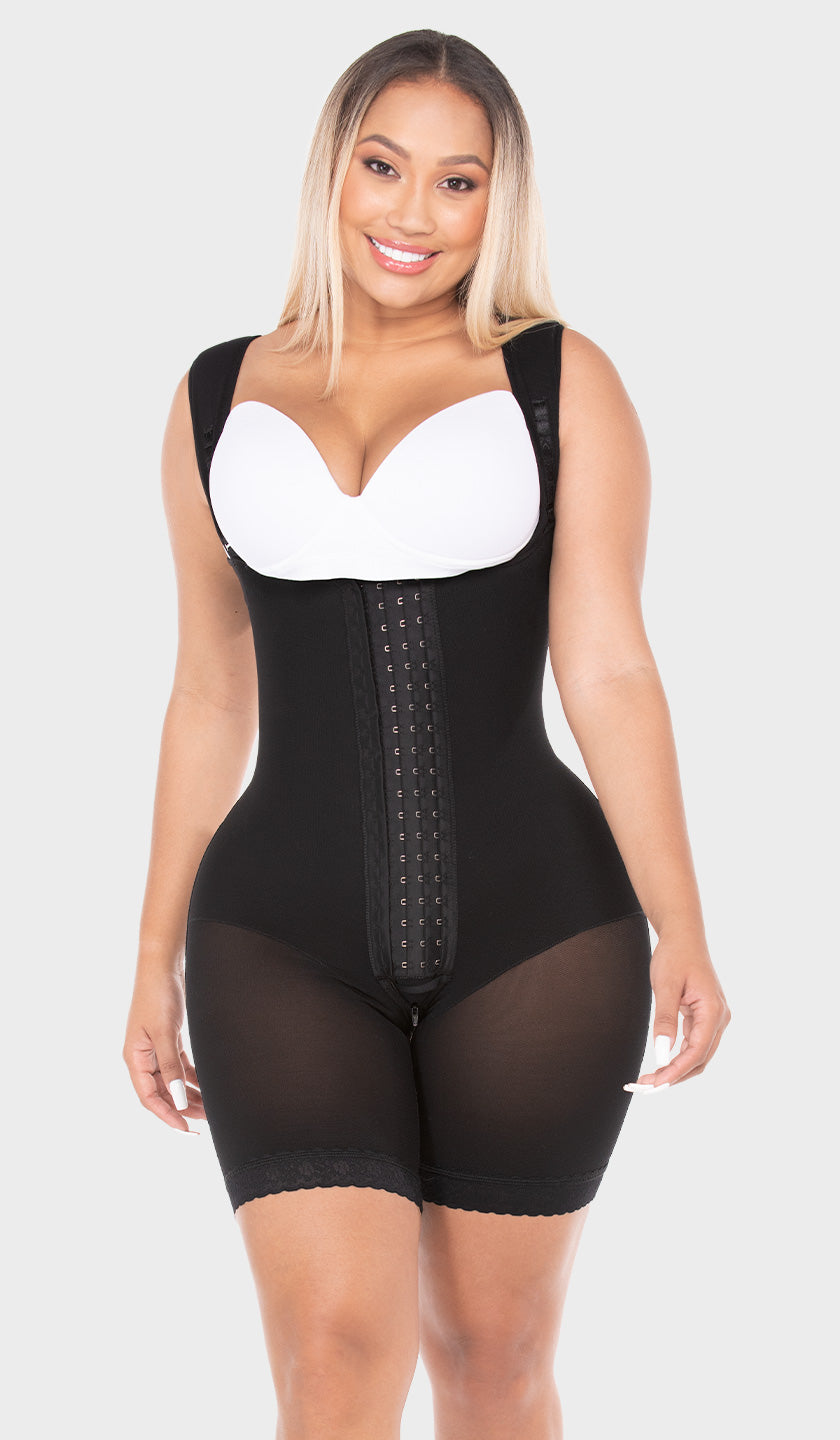 F00489 - HOURGLASS TYPE MID-THIGH FAJA AND ULTRA HIPS CAPACITY