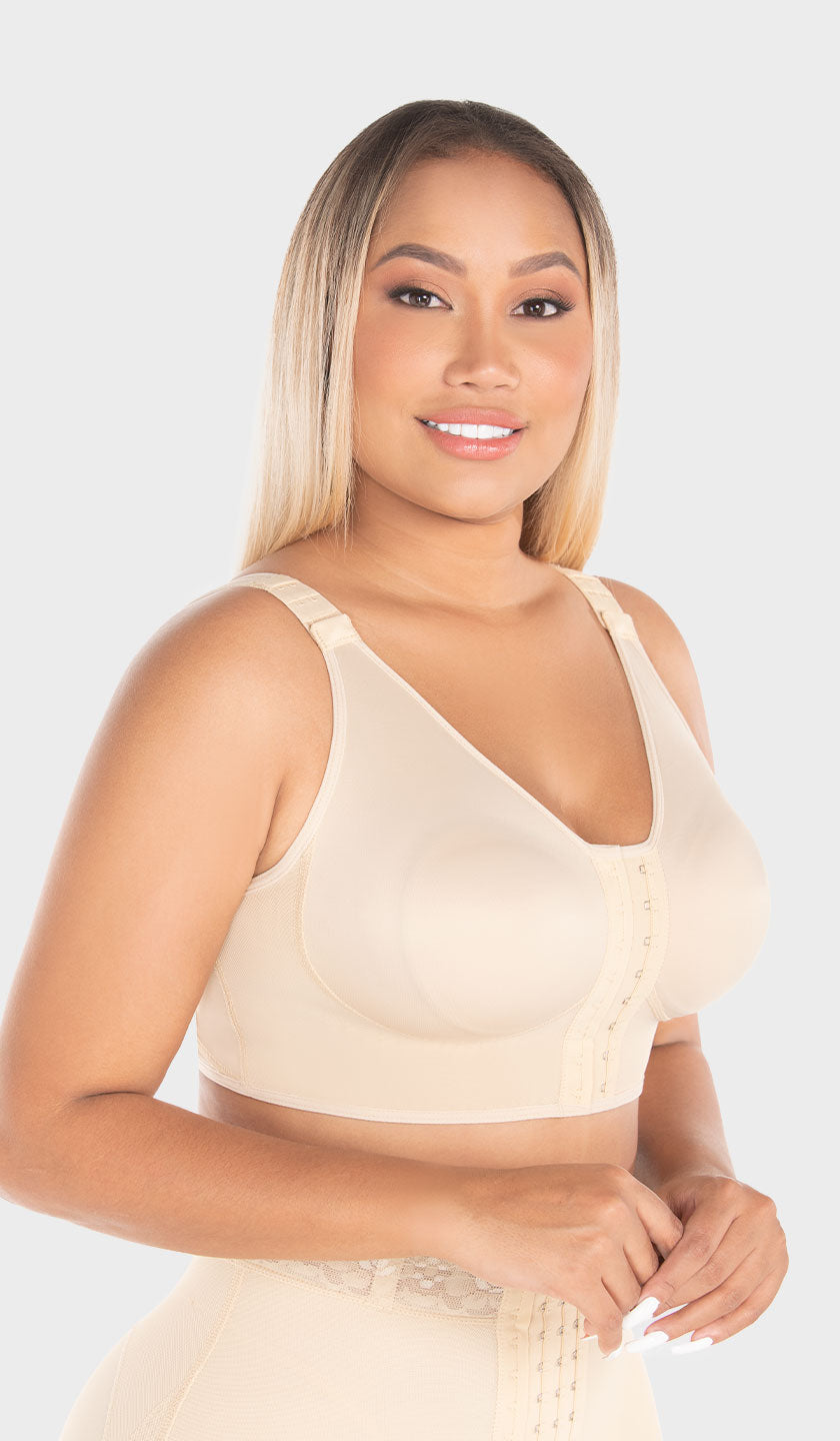 Fajas MYD 0012 Women Breast Augmentation Surgical Bra – Curved By