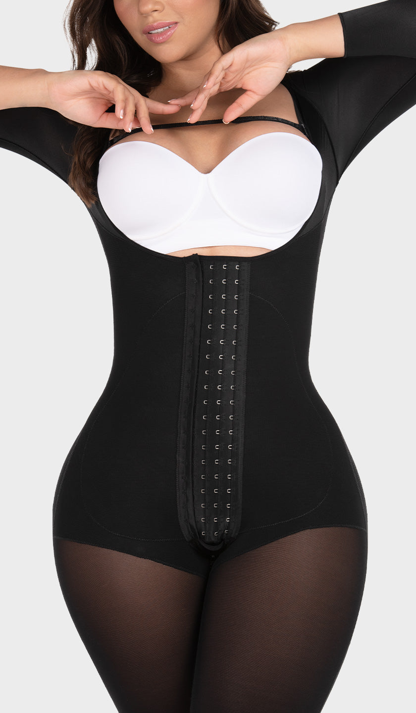 Long girdle with silicone strapes F0076 by Fajas M&D –