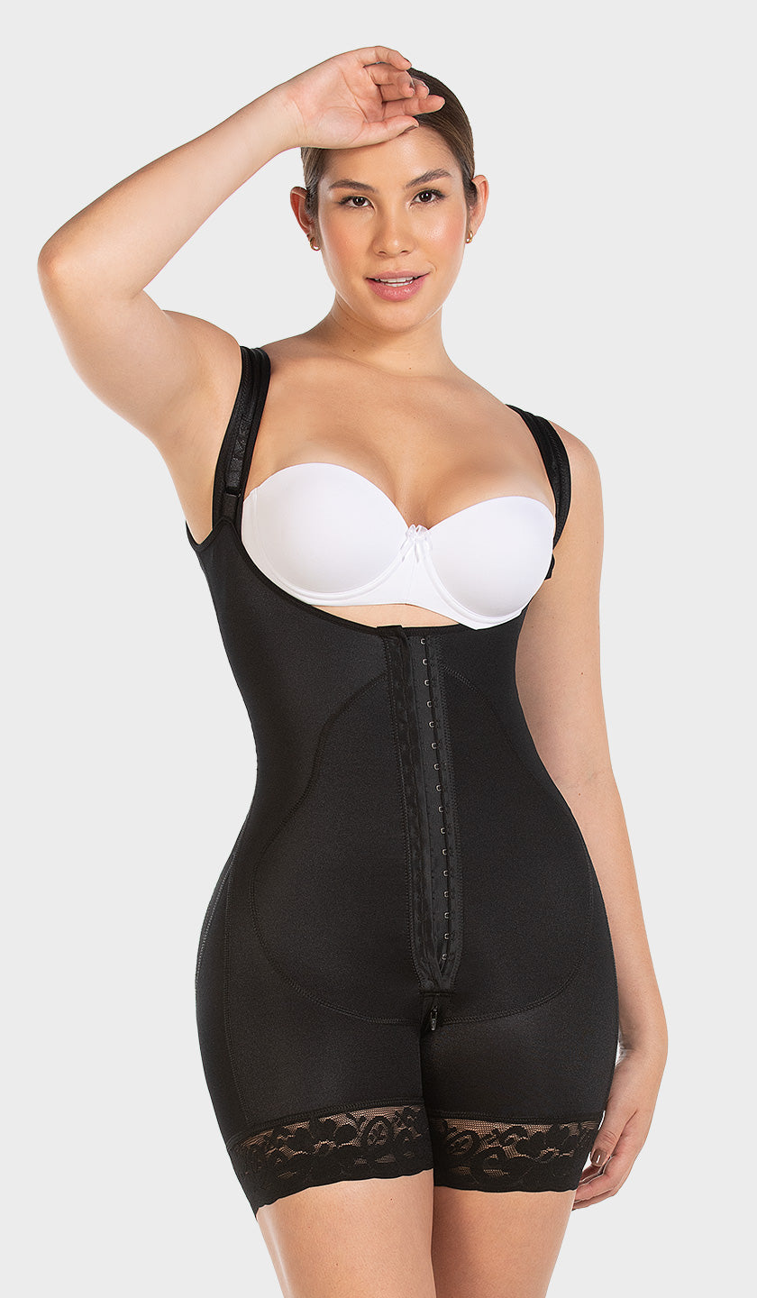 First Stage Long Girdle with Sleeves F04474 by Fajas M&D® –  FajasColombianas.mx