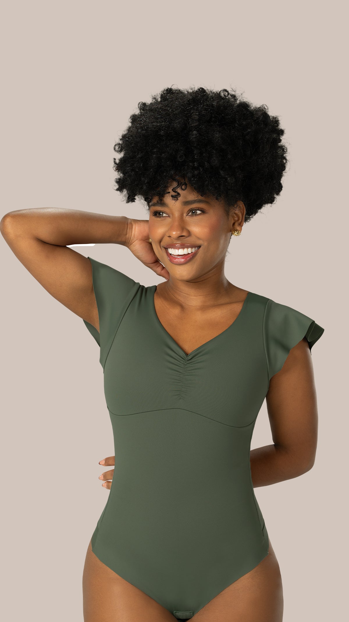 BD-06014 Bell Sleeve Bodysuit