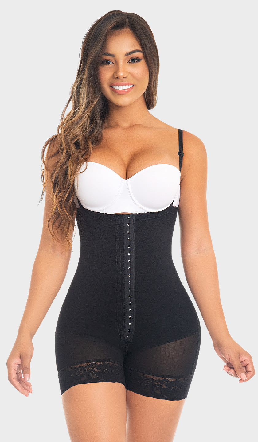 M&D 0074 Slimming Firm Full Body Shaper for Women  Fajas Colombianas Black  at  Women's Clothing store